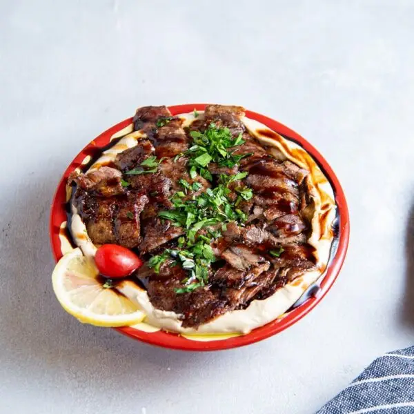 Hummus Meat Shawarma