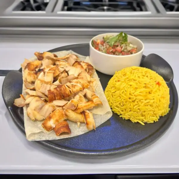 Healthy chicken rice